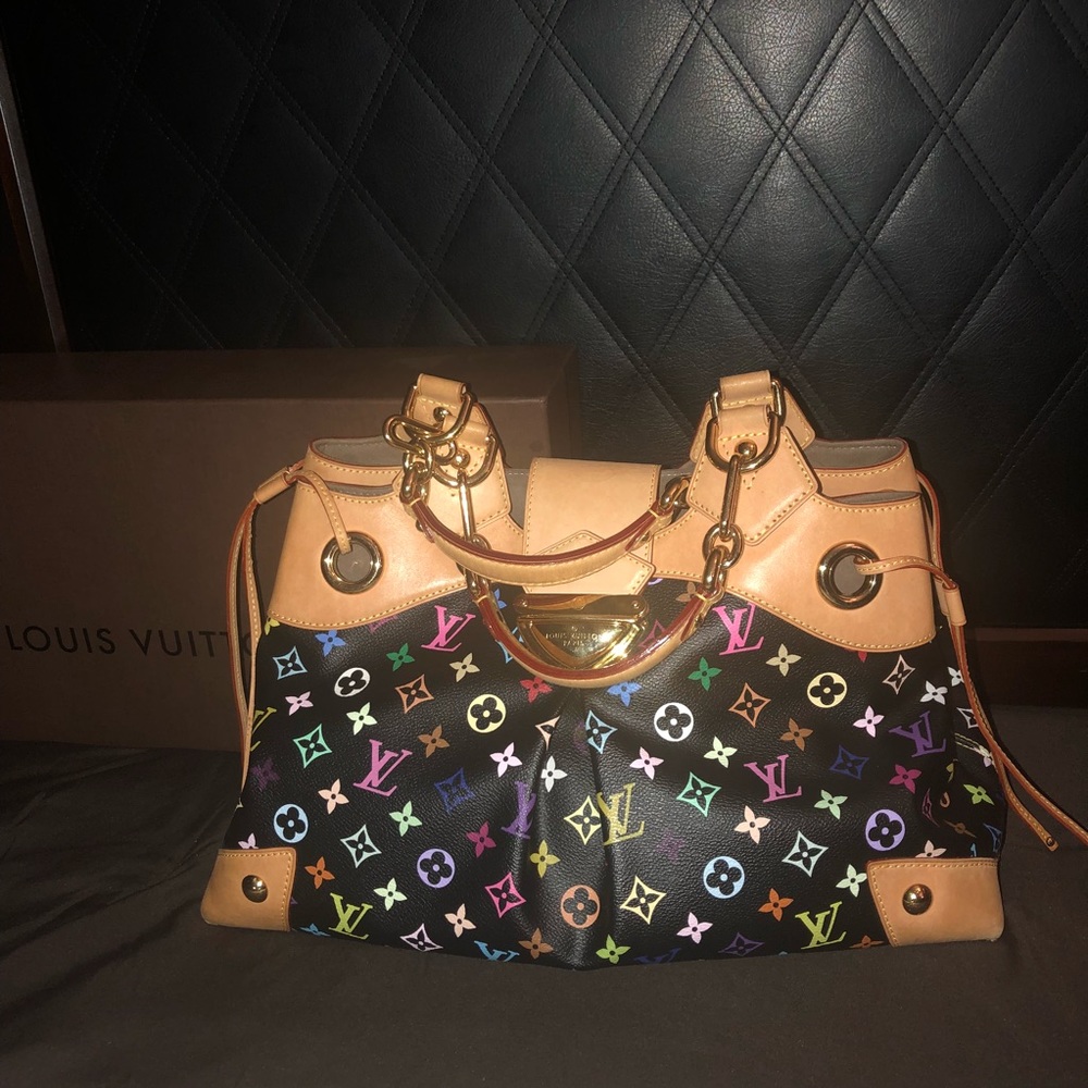 ❗️Sold ❗️Louis Vuitton Black monogram multicolor